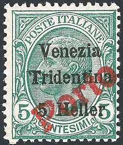 Terre Redente - Trentino Alto Adige - Bolzano 3 - 1919 - Venice Tridentina 5 h.