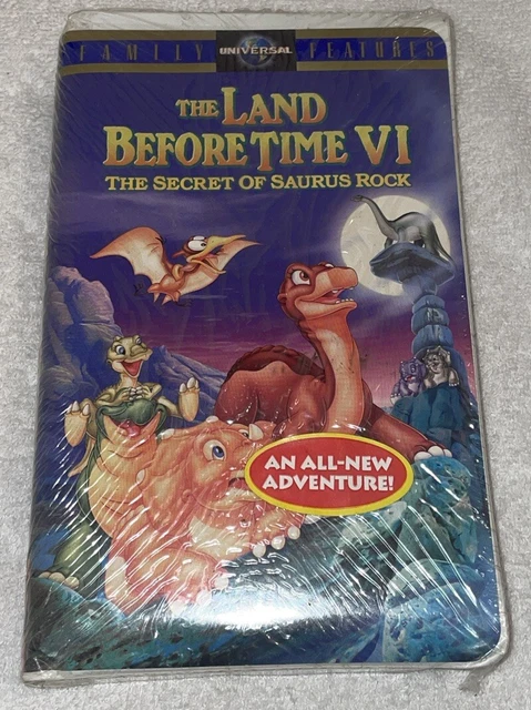 THE LAND BEFORE Time VI:The Secret of Saurus Rock (VHS 98') NEW ...