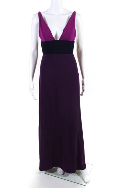 Jill Jill Stuart Womens Viola Colorblock Gown Size 0 10602348