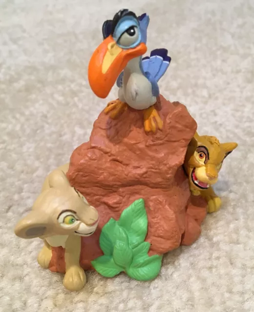 Disney Store The Lion King Classics 3" Figure Simba Nala Zazu PVC Cake Topper