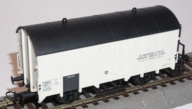 Fleischmann SNCF 5285 F1 wagon plat à bogies sans guérite