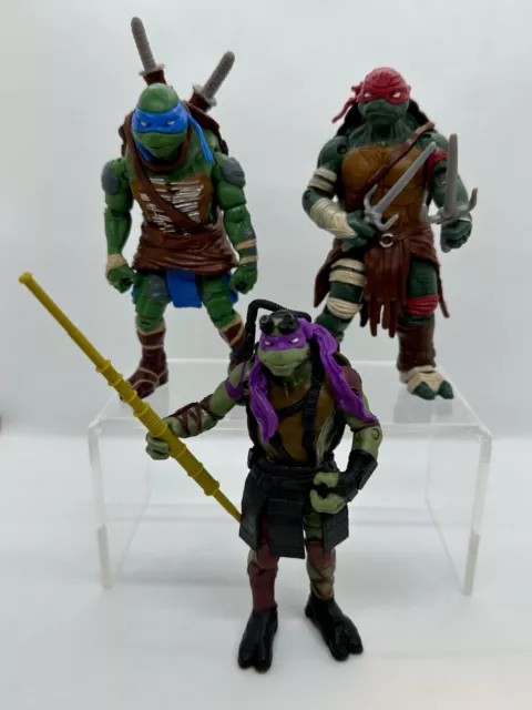 Set Of 3 Teenage Mutant Ninja Turtles Classic Collection TMNT Action Figures