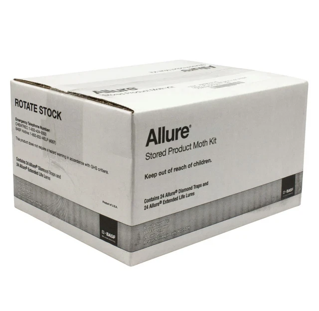 Allure Diamond Trap (24 Pak) Pantry Moth Indian Meal Moth Traps 2