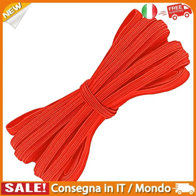 IT 1 Roll Spool Elastic Band for DIY Mask Sewing Rope (Fluorescent Orange)