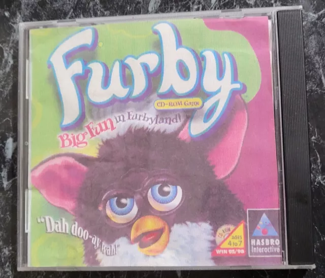 Furby Big Fun In Furbyland! PC Game CD-ROM Game Win 95/98 Hasbro Interactive