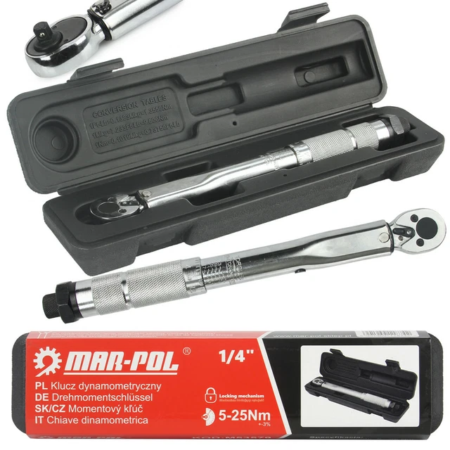 Kleine Drehmomentschlüssel 1/4 Zoll 5-25 Nm Drehmoment Werkzeug