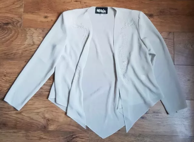 Top da donna vintage Ursula Switzerland bundle taglia 14 giacca trasparente.
