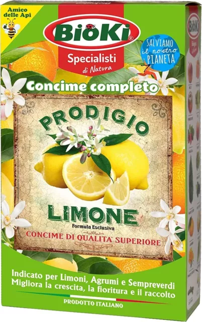 Prodigio Limone, Concime specifico per piante di agrumi e limone astuccio da 900