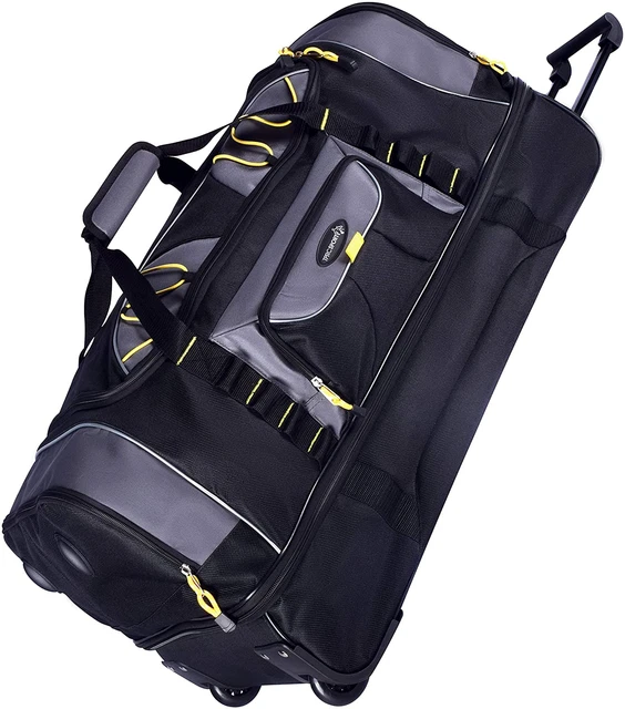30″ Rolling Duffel Bag Wheeled Luggage Suitcase Spinner Travel Tote Carry Duffle