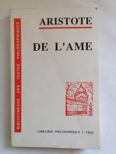 De L'âme par Aristote