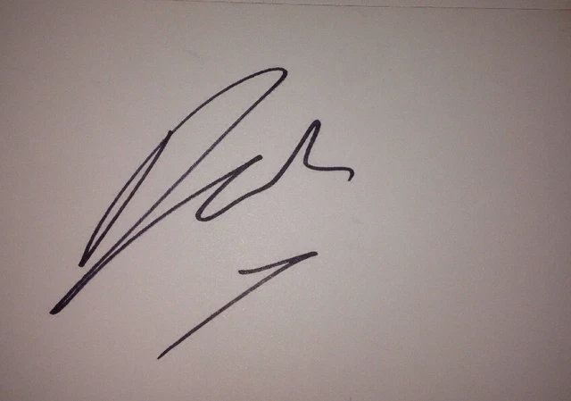 Dermot O Leary Signed 6X4 White Card Tv Autograph Presenter 100% Genuine