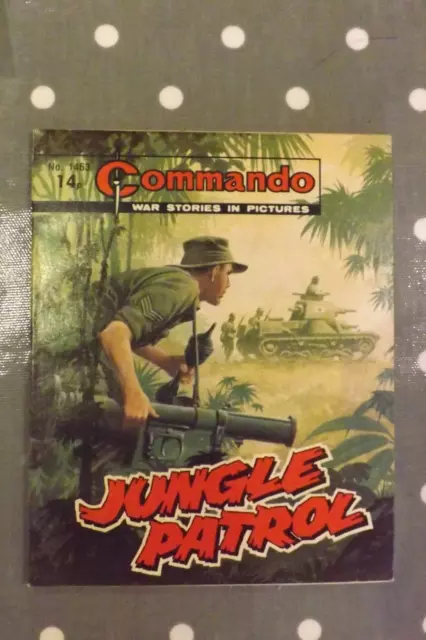 COMMANDO COMIC WAR STORIES IN PICTURES No.1463 JUNGLE PATROL GN2269