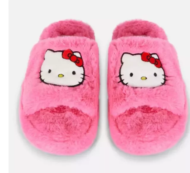 Primark Sanrio Hello Kitty Pink Warm Slipper Size 7 New