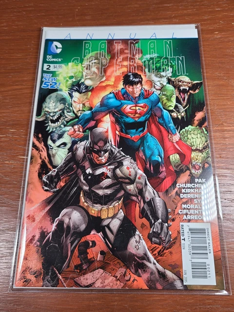 Batman Superman Annual #2 (DC Comics 2015) 1st Print Direct Sales NM/ M