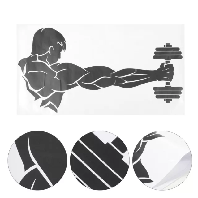 Carved Wall Picks Stickers Calcomanias De Pared Gym Posters