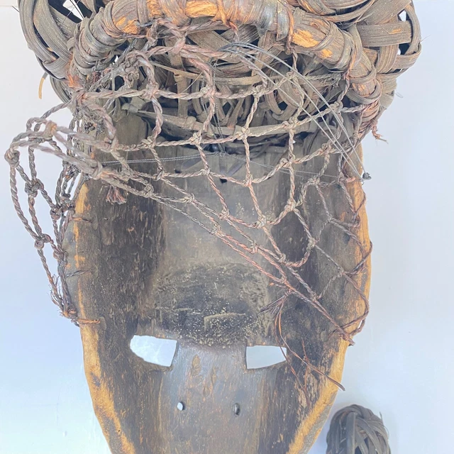 Salampasu Mukinka Mask Democratic Republic of Congo African Tribal Mask 7
