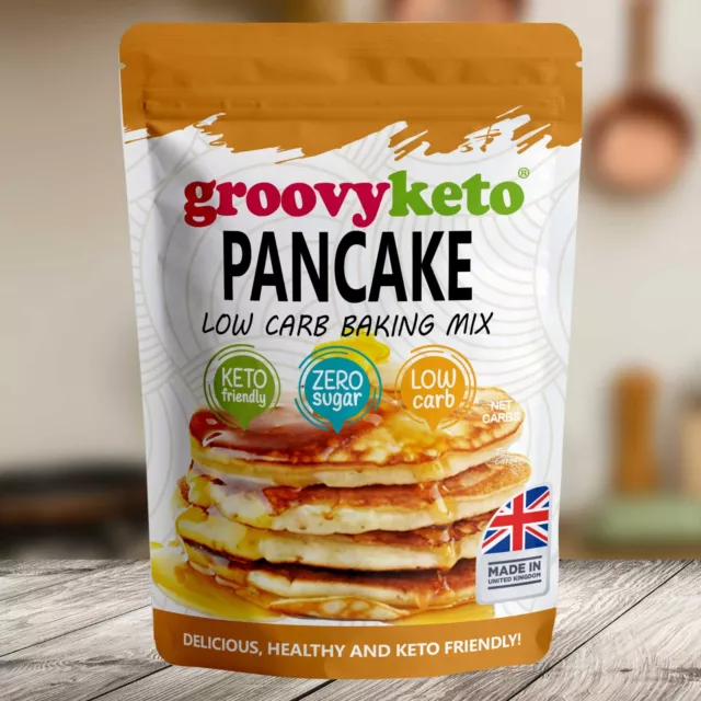 Groovy Keto Pancake Mix - Waffle - American Style - Keto - Low Carb - No Sugar