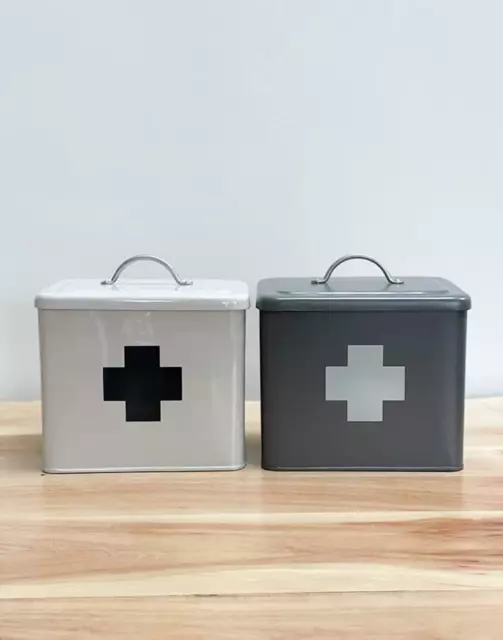 First Aid Box - Chalk or Charcoal