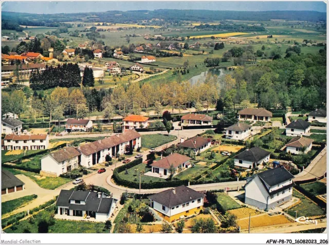 AFWP8-70-0872 - RIOZ - haute-saône - vue aérienne - lotissement - bellevue