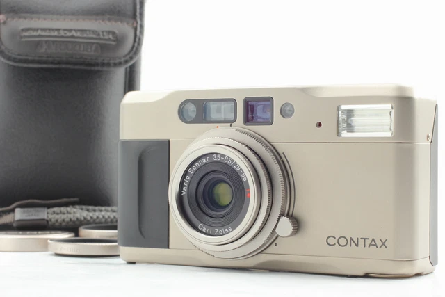 [Near MINT] Contax TVS w/Data Back Point & Shoot 35mm Film Camera  From JAPAN
