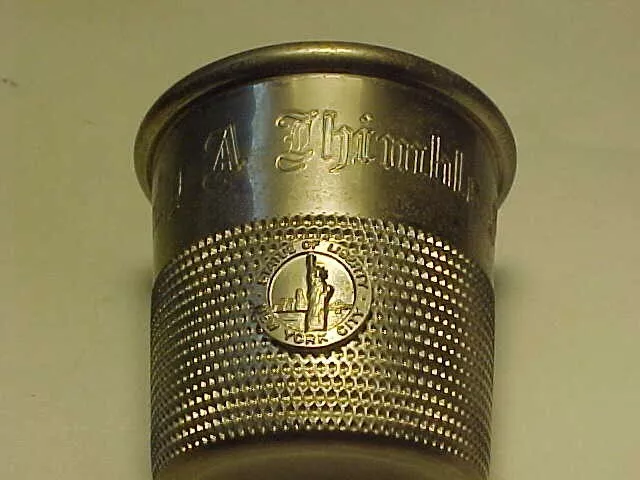 “Only a Thimble Full"  Thimble Shot Glass 1 5/8"  S0UVENIER STATUE OF LIBERTY