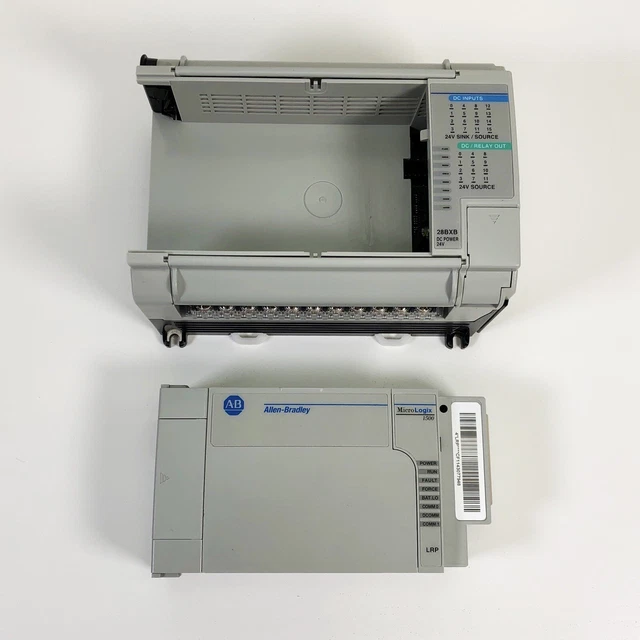 ALLEN BRADLEY MicroLogix 1500 Base Unit 1764-28BXB & Processor Unit 1764-LRP