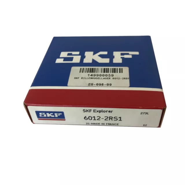 SKF Explorer 6012-2RS1 60x95x18mm Roulements à Billes