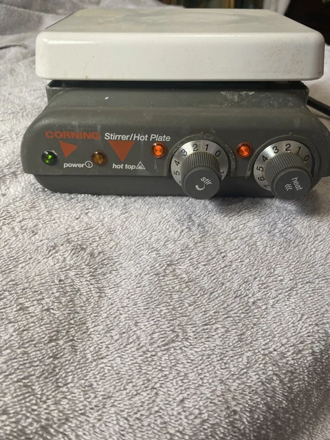 Corning Stirrer Hot Plate Pc-420 Laboratory Magnetic Burner 120v Tested AS IS