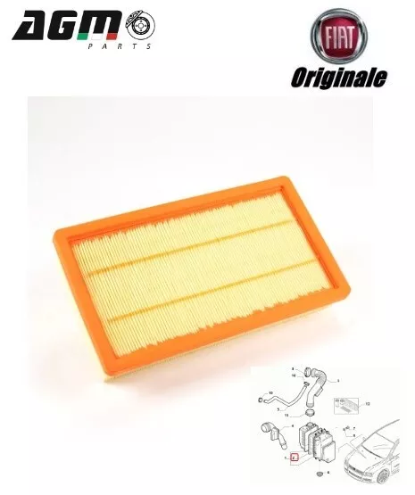 Original Fiat Style Multi Wagon Van 1.6 B 16V 46809151 Air Filter Cartridge