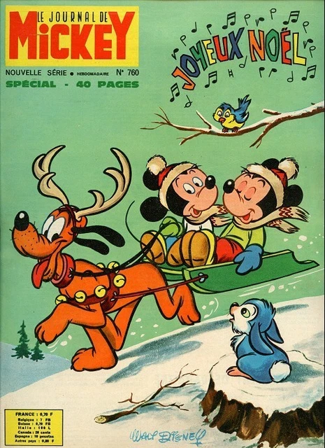 Le Journal De Mickey N°760 à 2000 – Année 1966, Collection Numérique