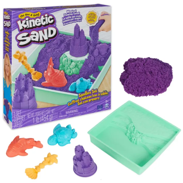 Kinetic Sand, Seashell Containers 8-Pack, for Kids Ages 3 and up 