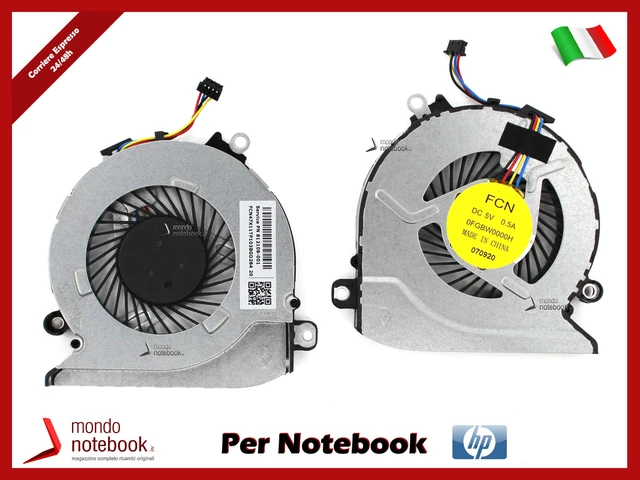 Ventilateur CPU Pour HP Notebook 15-DA0105UR/DA0106NF – Neuf Sous Blister, Générique