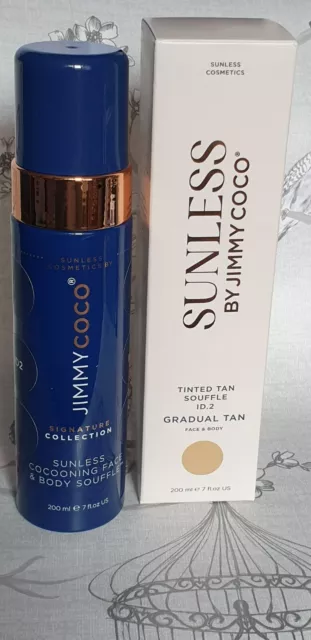 Jimmy Coco Sunless Cocooning Face & Body Soufflé ID2 200ml Boxed *New*