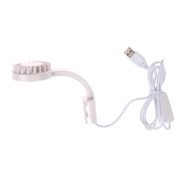 Small Aquarium Fish Led Coral Usb Charging High Brightness Clip Mini Lamp-*h* u
