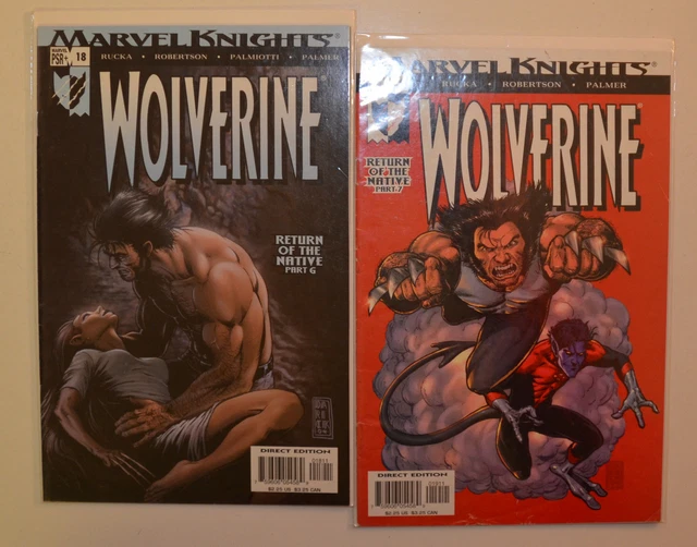 Wolverine Lot of 2 #18,19 Marvel Comics (2004) 2nd Series 1st Print Comic Books