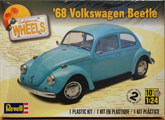Revell 1/24 1968 Volkswagen Beetle Plastic Model Kit 85-4192