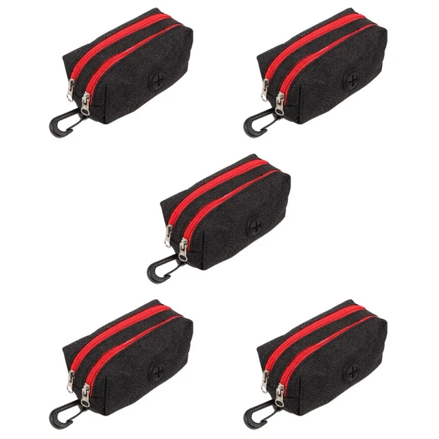Juego de 5 bolsas de basura para mascotas correa para perros bolsa de basura