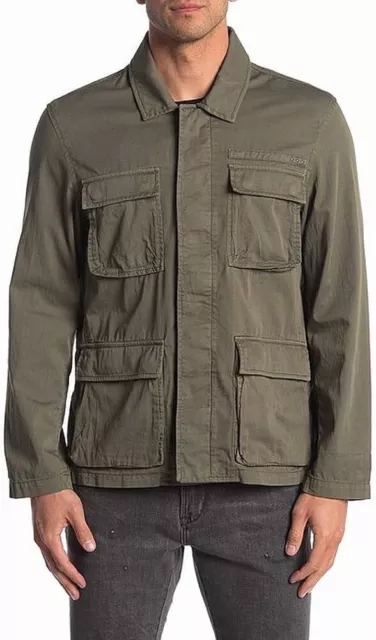 John Varvatos Star USA Men's Long Sleeve 4 Pocket Military Field Jacket Sz M