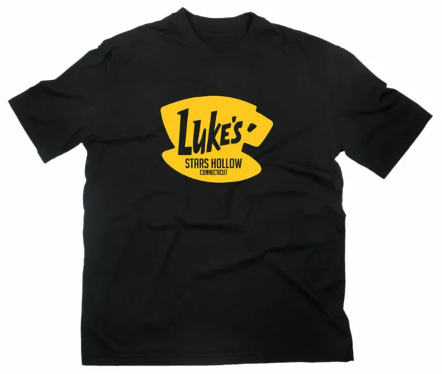 Luke's Stars Hollow T-Shirt Logo Fan Fanshirt Cafe Bar Gilmore Girls Lukes