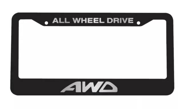 AWD All Wheel Drive For all AWD Audi Honda Subaru Tesla License Plate Frame NEW