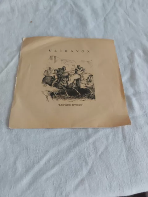 ULTRAVOX  Loves Great Adventure  7" VINYL