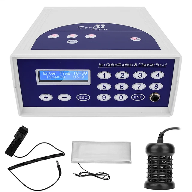 (US Plug 110V)Negative Ion Hydrogen Molecule Footbath Spa Detox Health Care IDS