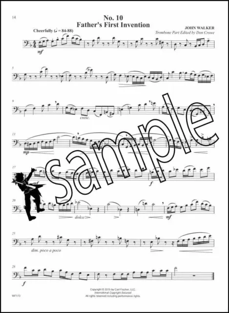 The Trombone in the Attic Sheet Music Book & Play-Along MP3-CD 3