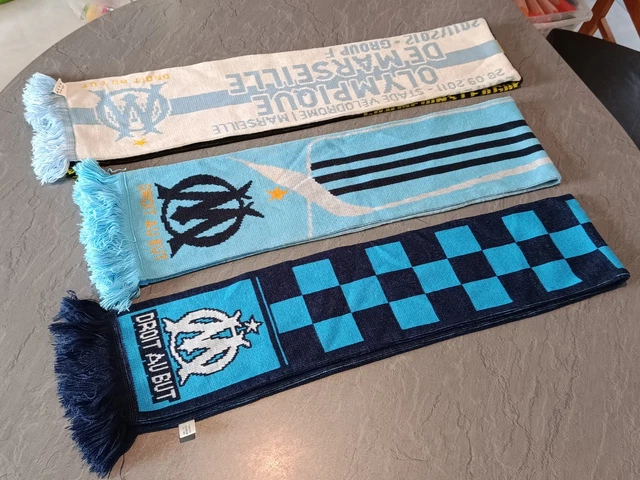 Lot De 14 écharpes De Football - Clubs (Marseille, PSG, Inter, Rennes, Brest...) - Occasion
