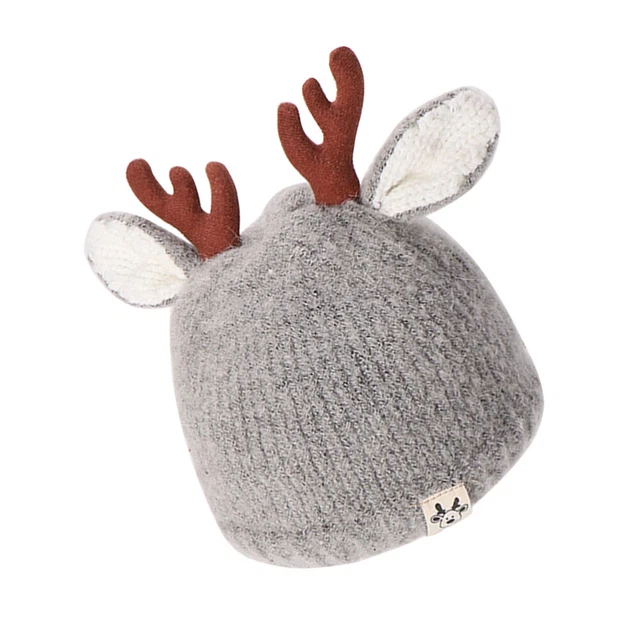 Warm Hat Knitting Kids Newborn Baby Thicken Christmas