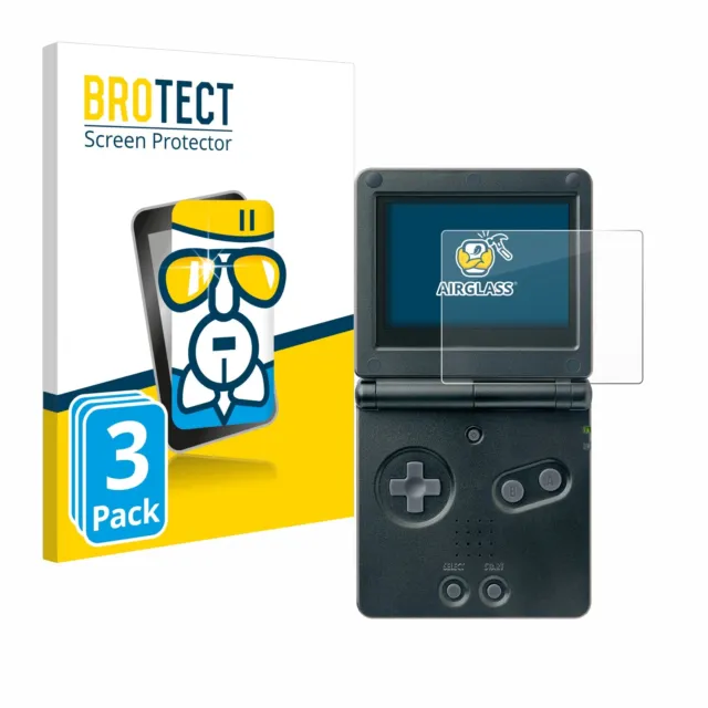 3x Flexible Protection Ecran Verre Film Protecteur pour Nintendo Gameboy Advance