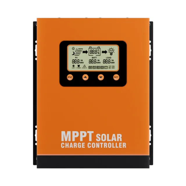 MPPT 40A/60A Solar Charge Controller 12V/24V/36V/48V Auto ， Dual Fan Cooling