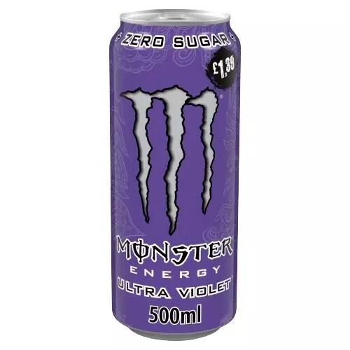 Monster Ultra Violet Energy Drink 500ml (PM £1.39)