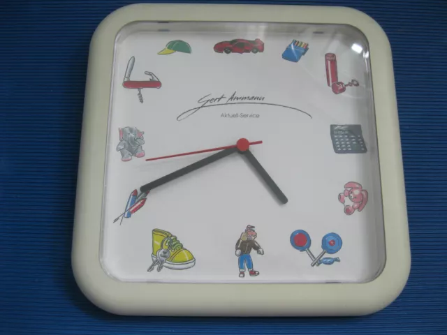 Uhr Kinderuhr Wanduhr Kinderzimmer Werbung Reklame