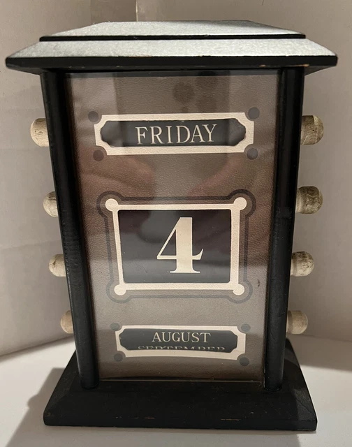 VERY RARE DE Stijl Bauhaus Perpetual Enduring Desk Calendar $225.00 - PicClick